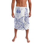 Maori Rugby Custom Ngaru Mangopare Lavalava Kikorangi Niho Taniwha Motif