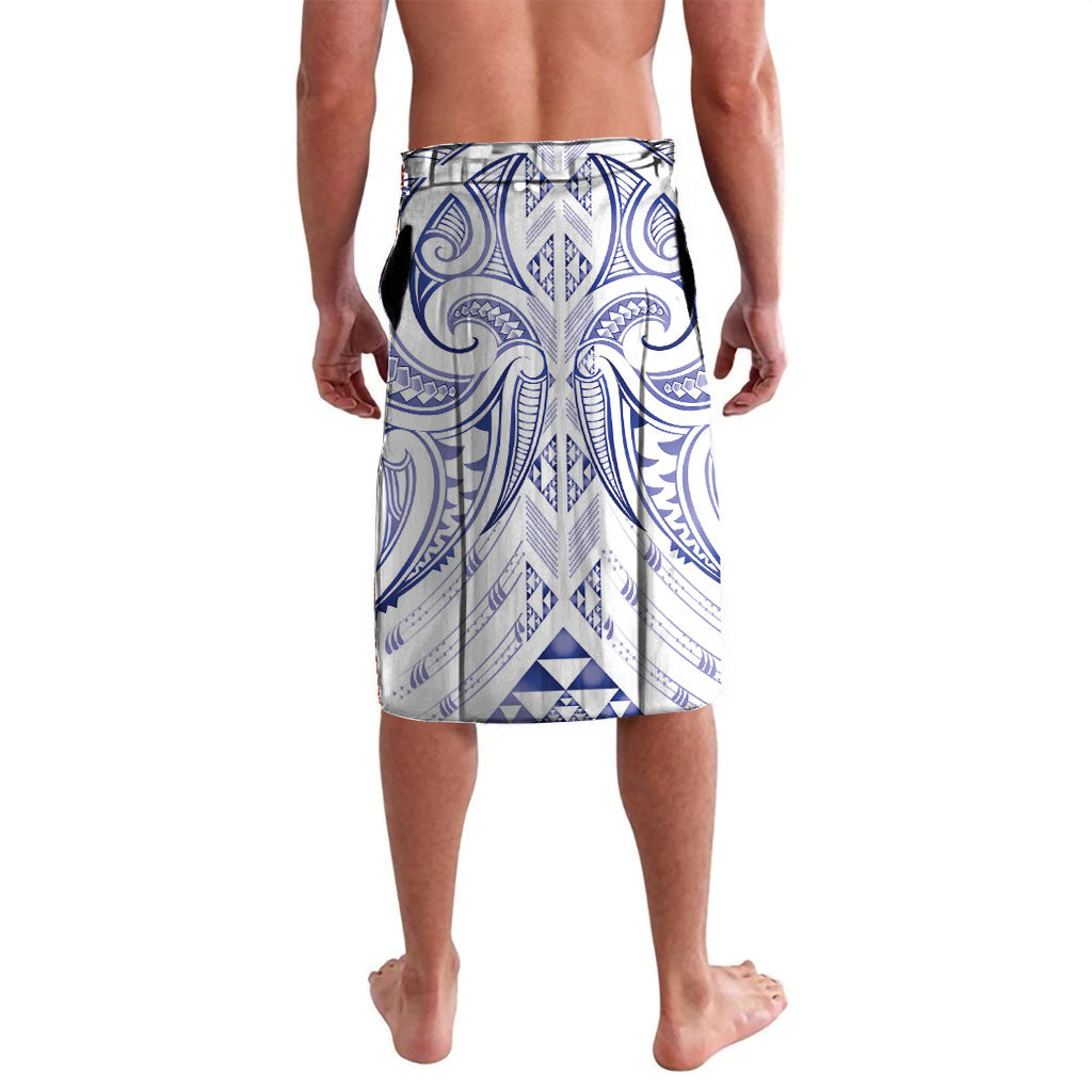 Maori Rugby Custom Ngaru Mangopare Lavalava Kikorangi Niho Taniwha Motif
