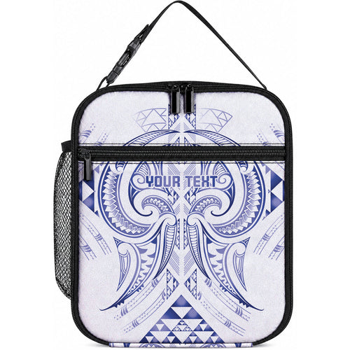Maori Rugby Custom Ngaru Mangopare Lunch Bag Kikorangi Niho Taniwha Motif