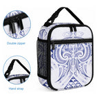 Maori Rugby Custom Ngaru Mangopare Lunch Bag Kikorangi Niho Taniwha Motif