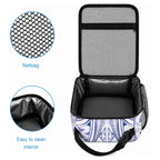 Maori Rugby Custom Ngaru Mangopare Lunch Bag Kikorangi Niho Taniwha Motif