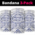 Maori Rugby Custom Ngaru Mangopare Neck Gaiter Kikorangi Niho Taniwha Motif