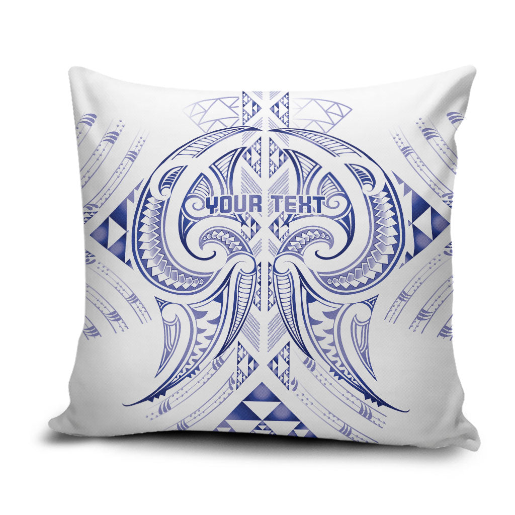 Maori Rugby Custom Ngaru Mangopare Pillow Cover Kikorangi Niho Taniwha Motif