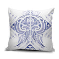 Maori Rugby Custom Ngaru Mangopare Pillow Cover Kikorangi Niho Taniwha Motif