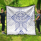 Maori Rugby Custom Ngaru Mangopare Quilt Kikorangi Niho Taniwha Motif