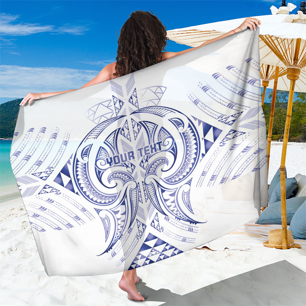 Maori Rugby Custom Ngaru Mangopare Sarong Kikorangi Niho Taniwha Motif