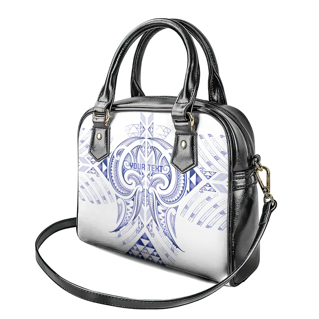 Maori Rugby Custom Ngaru Mangopare Shoulder Handbag Kikorangi Niho Taniwha Motif