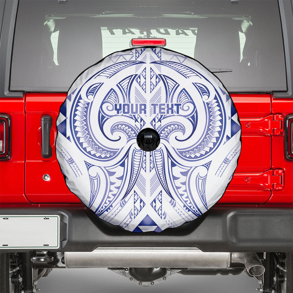 Maori Rugby Custom Ngaru Mangopare Spare Tire Cover Kikorangi Niho Taniwha Motif