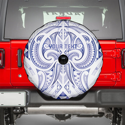 Maori Rugby Custom Ngaru Mangopare Spare Tire Cover Kikorangi Niho Taniwha Motif