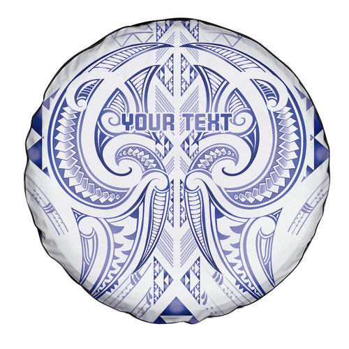 Maori Rugby Custom Ngaru Mangopare Spare Tire Cover Kikorangi Niho Taniwha Motif