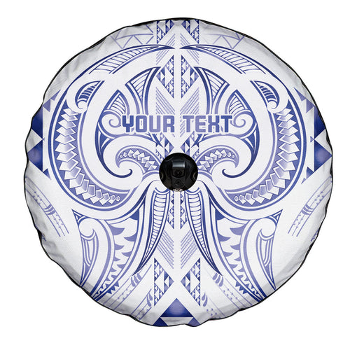 Maori Rugby Custom Ngaru Mangopare Spare Tire Cover Kikorangi Niho Taniwha Motif