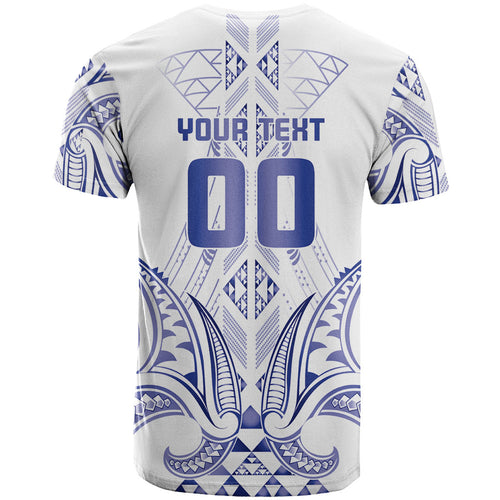 Maori Rugby Custom Ngaru Mangopare T Shirt Kikorangi Niho Taniwha Motif