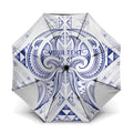 Maori Rugby Custom Ngaru Mangopare Umbrella Kikorangi Niho Taniwha Motif