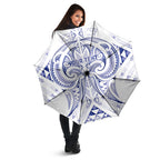 Maori Rugby Custom Ngaru Mangopare Umbrella Kikorangi Niho Taniwha Motif