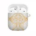 Maori Rugby Custom Ngaru Mangopare AirPods Case Koura Niho Taniwha Motif