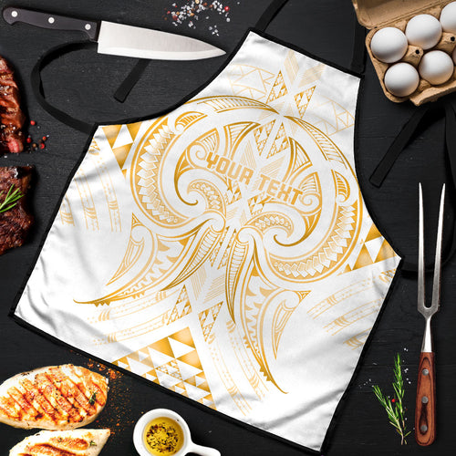 Maori Rugby Custom Ngaru Mangopare Apron Koura Niho Taniwha Motif