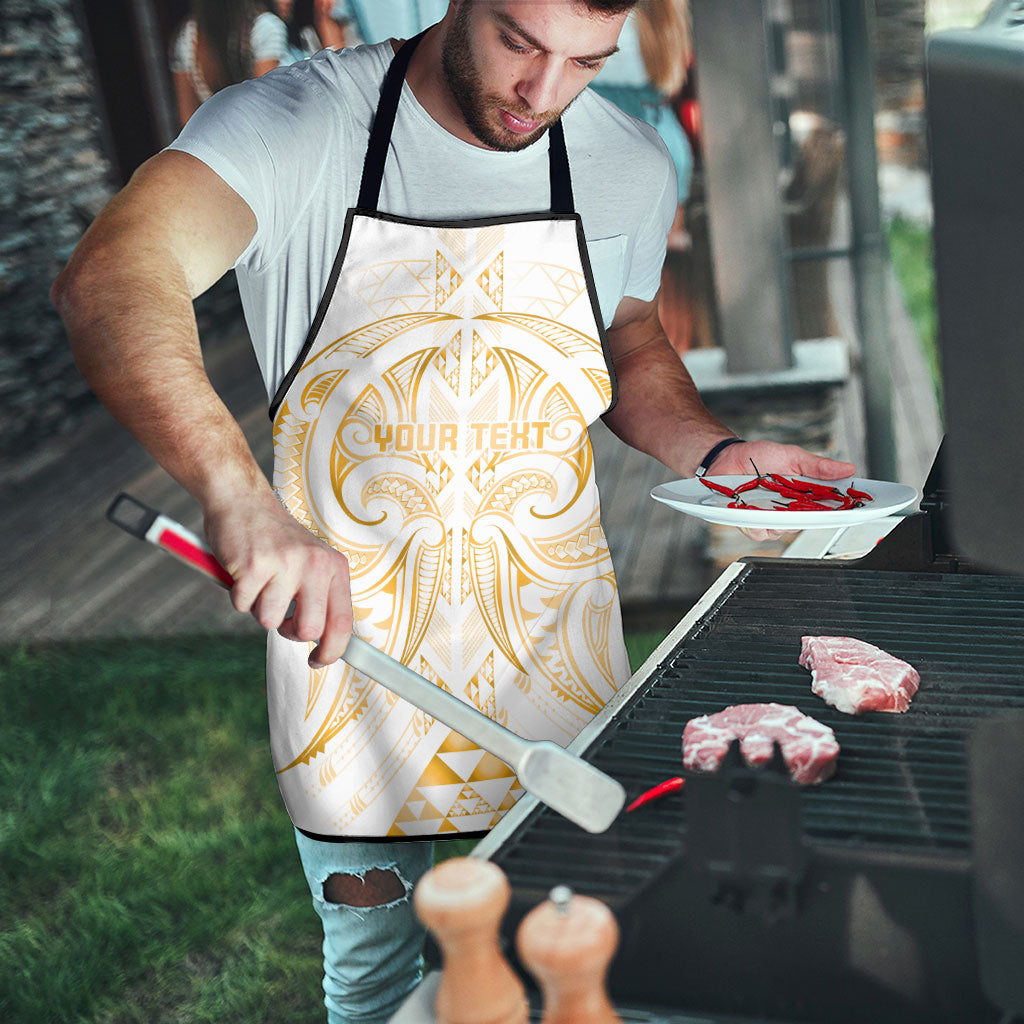 Maori Rugby Custom Ngaru Mangopare Apron Koura Niho Taniwha Motif
