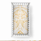 Maori Rugby Custom Ngaru Mangopare Baby Bed Cover Koura Niho Taniwha Motif