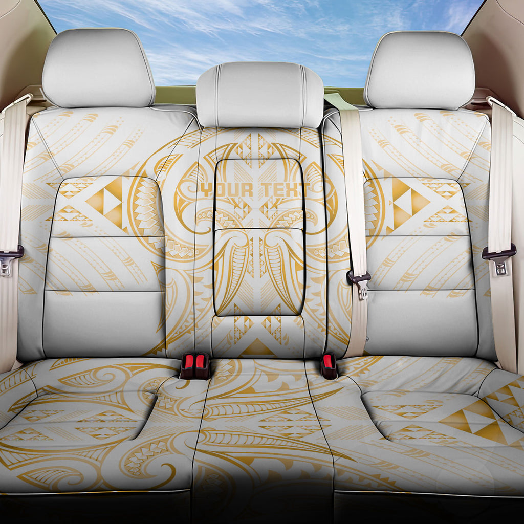 Maori Rugby Custom Ngaru Mangopare Back Car Seat Cover Koura Niho Taniwha Motif