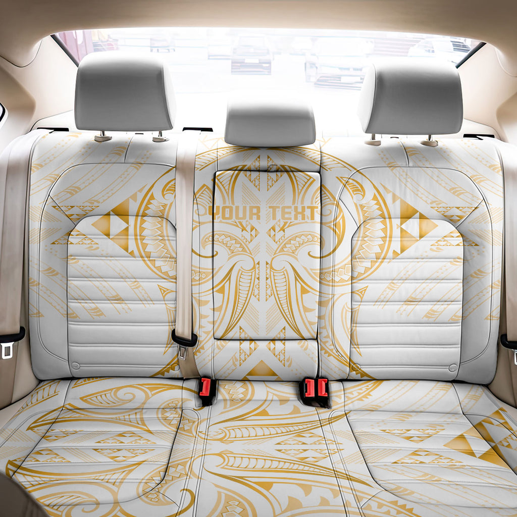 Maori Rugby Custom Ngaru Mangopare Back Car Seat Cover Koura Niho Taniwha Motif