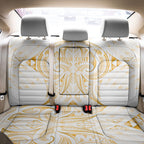 Maori Rugby Custom Ngaru Mangopare Back Car Seat Cover Koura Niho Taniwha Motif