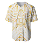 Maori Rugby Custom Ngaru Mangopare Baseball Jersey Koura Niho Taniwha Motif
