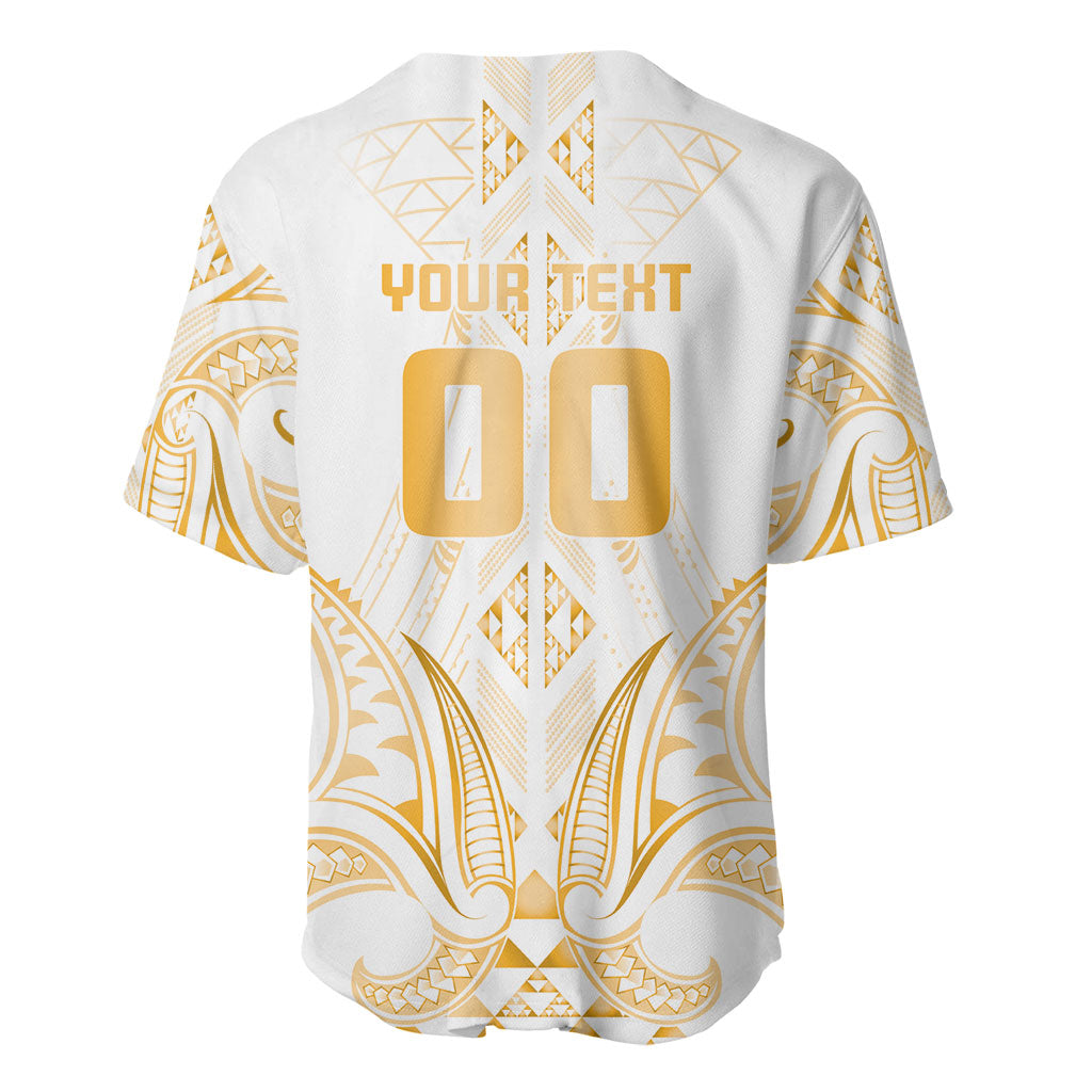 Maori Rugby Custom Ngaru Mangopare Baseball Jersey Koura Niho Taniwha Motif