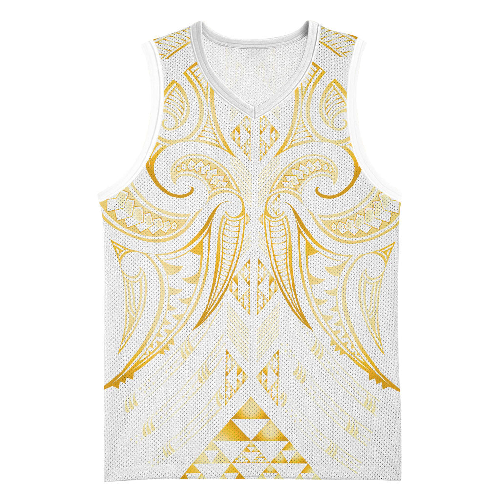 Maori Rugby Custom Ngaru Mangopare Basketball Jersey Koura Niho Taniwha Motif