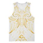 Maori Rugby Custom Ngaru Mangopare Basketball Jersey Koura Niho Taniwha Motif