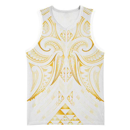 Maori Rugby Custom Ngaru Mangopare Basketball Jersey Koura Niho Taniwha Motif