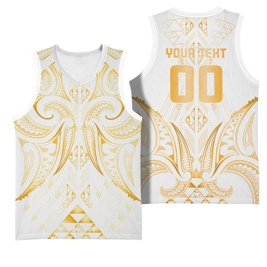 Maori Rugby Custom Ngaru Mangopare Basketball Jersey Koura Niho Taniwha Motif