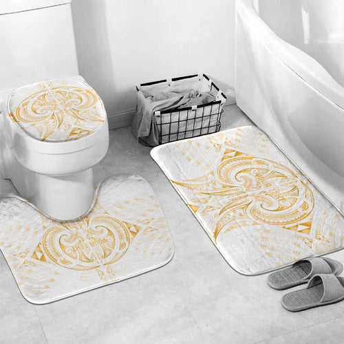Maori Rugby Custom Ngaru Mangopare Bathroom Set Koura Niho Taniwha Motif