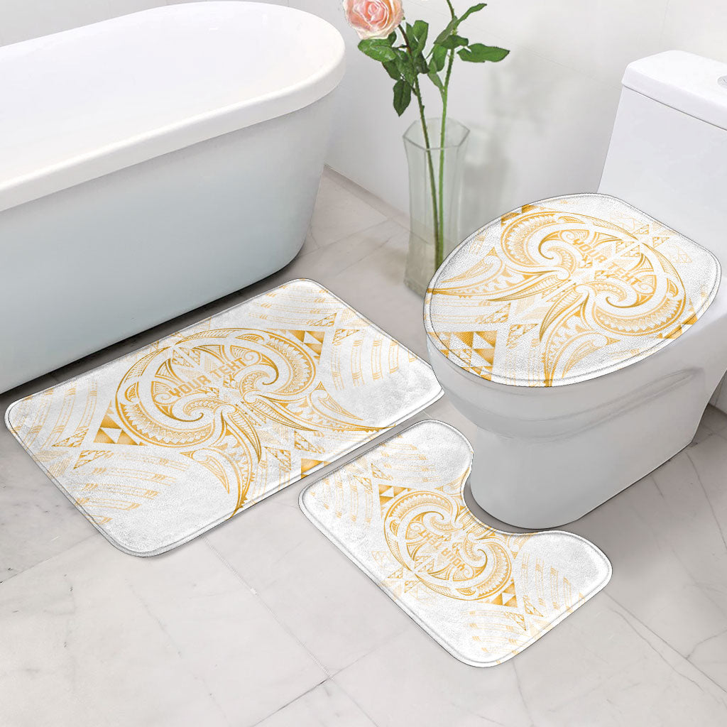 Maori Rugby Custom Ngaru Mangopare Bathroom Set Koura Niho Taniwha Motif