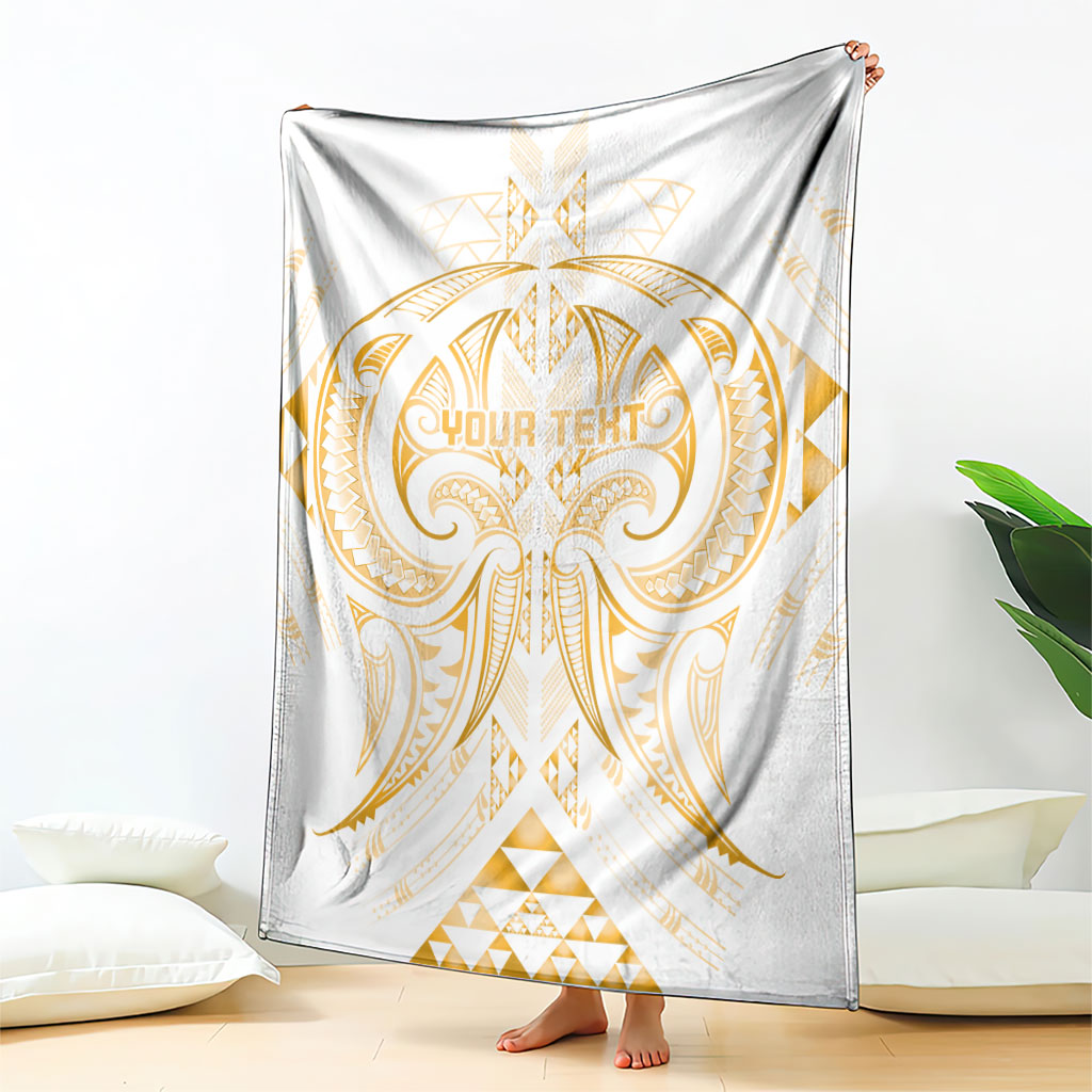 Maori Rugby Custom Ngaru Mangopare Blanket Koura Niho Taniwha Motif