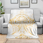Maori Rugby Custom Ngaru Mangopare Blanket Koura Niho Taniwha Motif