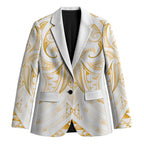 Maori Rugby Custom Ngaru Mangopare Blazer Koura Niho Taniwha Motif