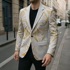 Maori Rugby Custom Ngaru Mangopare Blazer Koura Niho Taniwha Motif
