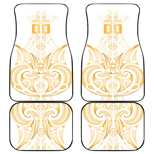 Maori Rugby Custom Ngaru Mangopare Car Mats Koura Niho Taniwha Motif