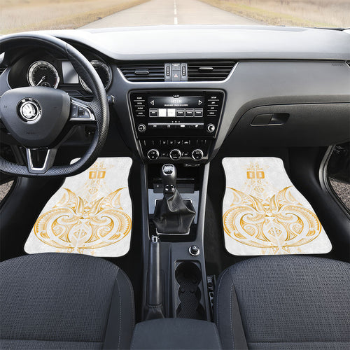 Maori Rugby Custom Ngaru Mangopare Car Mats Koura Niho Taniwha Motif