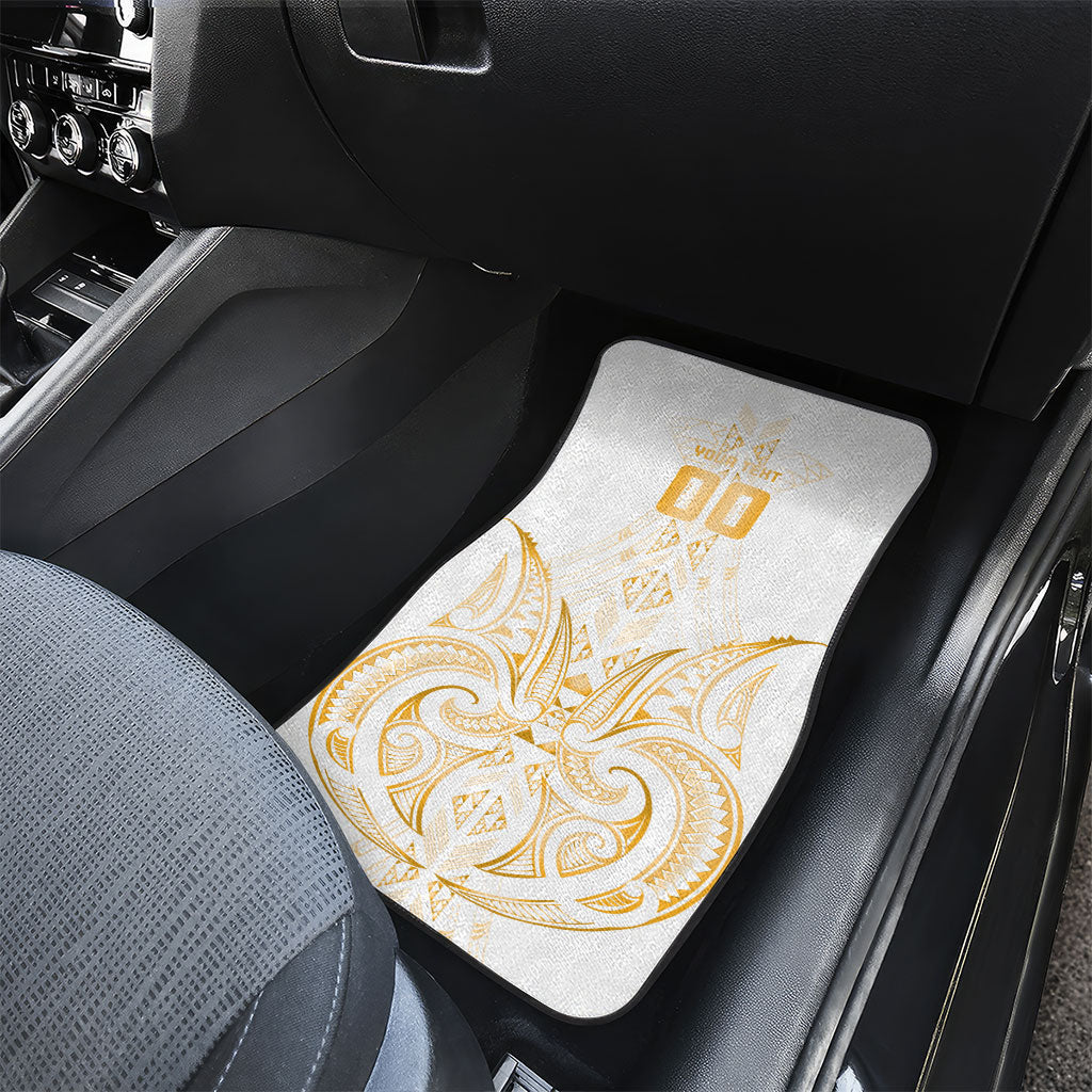Maori Rugby Custom Ngaru Mangopare Car Mats Koura Niho Taniwha Motif