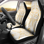 Maori Rugby Custom Ngaru Mangopare Car Seat Cover Koura Niho Taniwha Motif