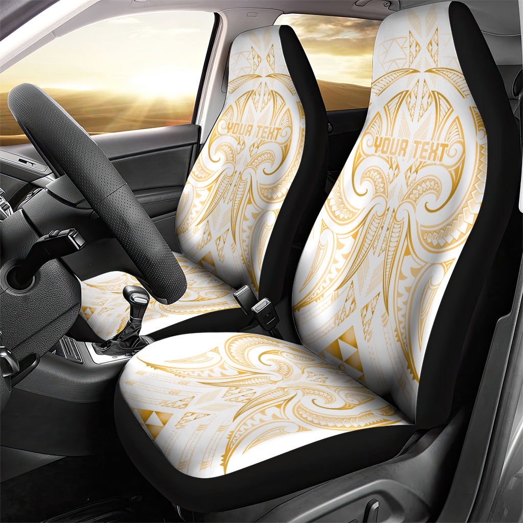 Maori Rugby Custom Ngaru Mangopare Car Seat Cover Koura Niho Taniwha Motif