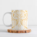 Maori Rugby Custom Ngaru Mangopare Ceramic Mug Koura Niho Taniwha Motif