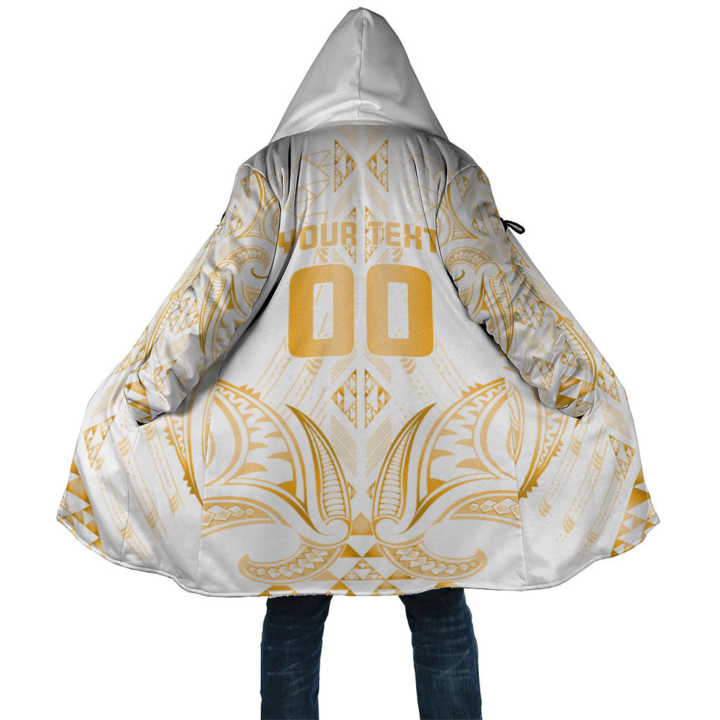 Maori Rugby Custom Ngaru Mangopare Cloak Koura Niho Taniwha Motif