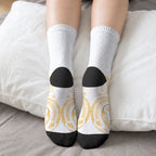Maori Rugby Custom Ngaru Mangopare Crew Socks Koura Niho Taniwha Motif