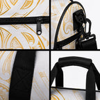 Maori Rugby Custom Ngaru Mangopare Duffle Bag Koura Niho Taniwha Motif