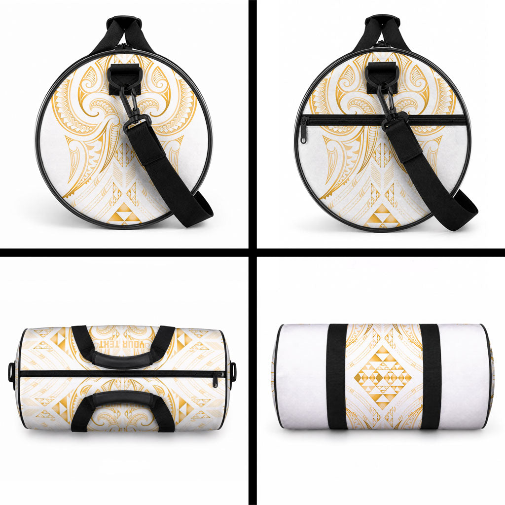 Maori Rugby Custom Ngaru Mangopare Duffle Bag Koura Niho Taniwha Motif