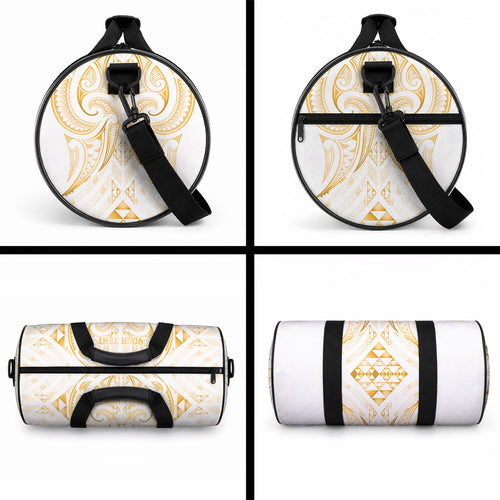 Maori Rugby Custom Ngaru Mangopare Duffle Bag Koura Niho Taniwha Motif