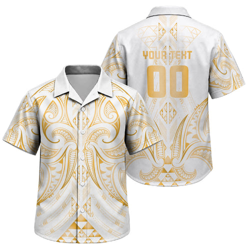 Maori Rugby Custom Ngaru Mangopare Family Matching Mermaid Dress and Hawaiian Shirt Koura Niho Taniwha Motif