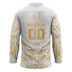 Maori Rugby Custom Ngaru Mangopare Hockey Jersey Koura Niho Taniwha Motif